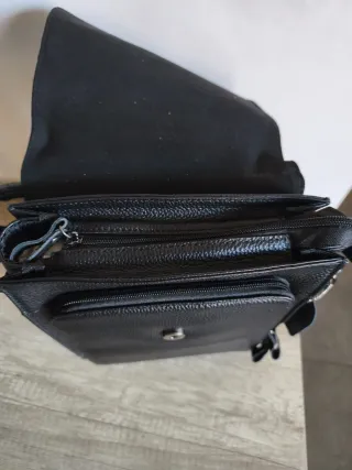 Bandolera Negra cuero