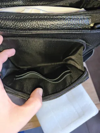 Bandolera Negra cuero