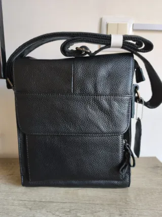 Bandolera Negra cuero