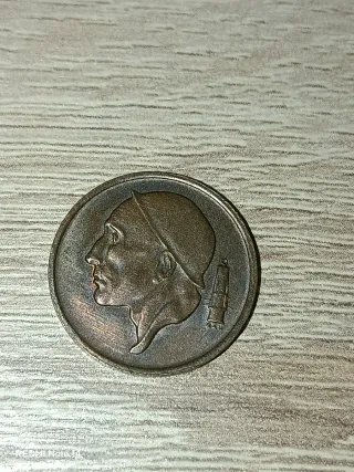 Moneda 50 Céntimos Bélgica 1970
