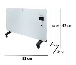 Radiador Eléctrico Cristal 2000W con Wifi