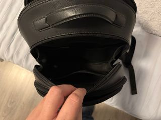 Mochila Montblanc Negra Piel