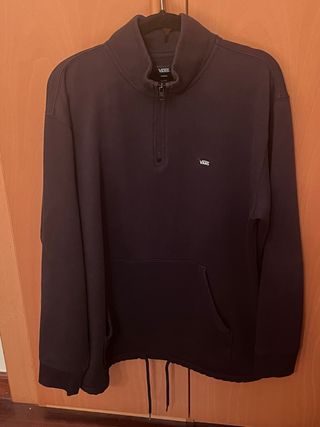 Sudadera Vans 1/4 cremallera morada XL