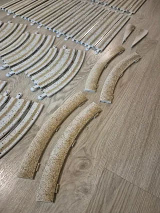 Pistas Scalextric efecto nieve