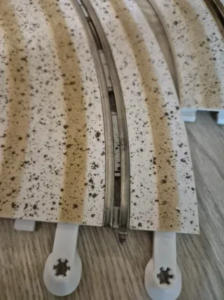 Pistas Scalextric efecto nieve