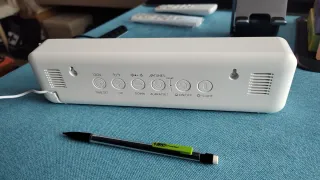 Reloj Despertador Digital LED Blanco