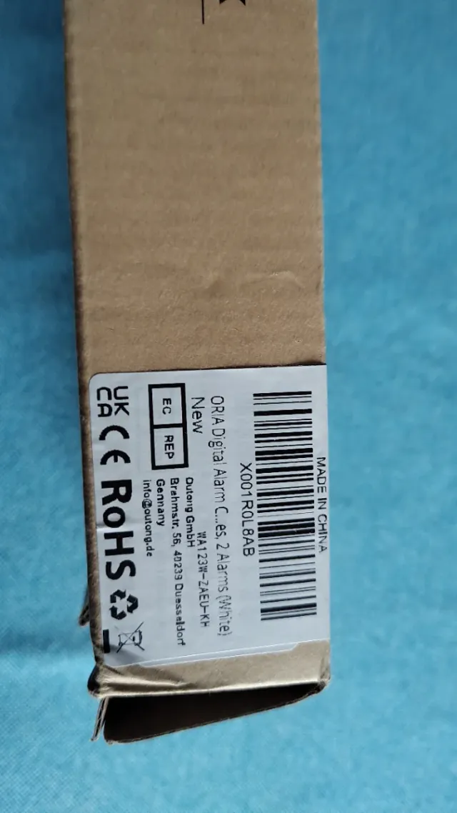 Reloj Despertador Digital LED Blanco