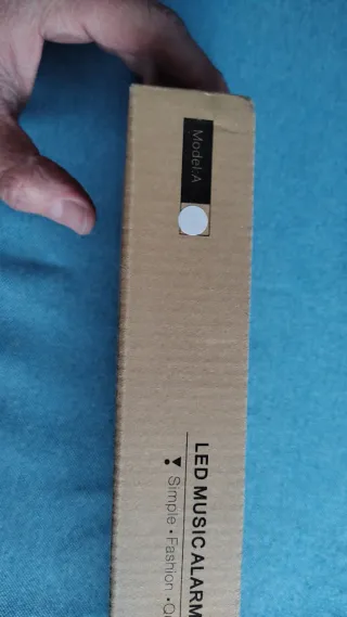 Reloj Despertador Digital LED Blanco