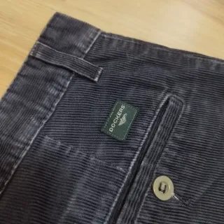 Calças bombazine azul Dockers 42