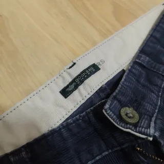 Calças bombazine azul Dockers 42