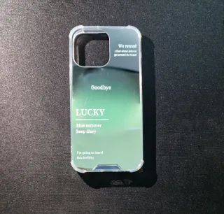 Custodia iPhone 14 Pro con scritta