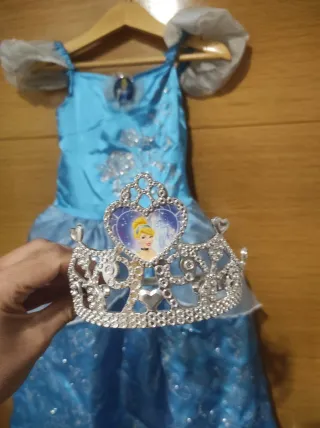Disfraz Cenicienta Disney Talla 3/4 años