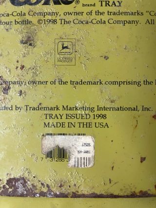 Bandeja Coca-Cola 1998