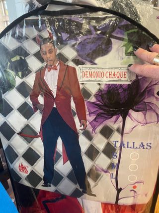 Disfraz Demonio Chaqué Adulto Tallas L