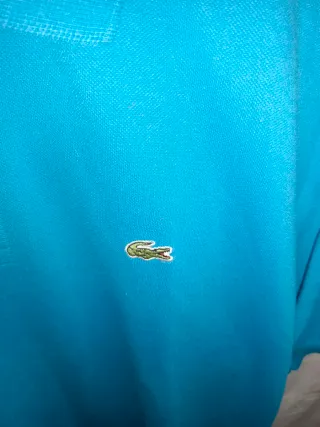 Polo Lacoste Azul Turquesa