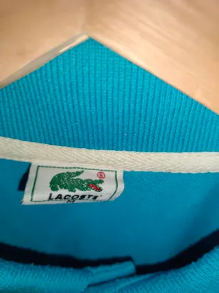 Polo Lacoste Azul Turquesa