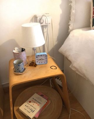 Mesilla auxiliar taburete Ikea