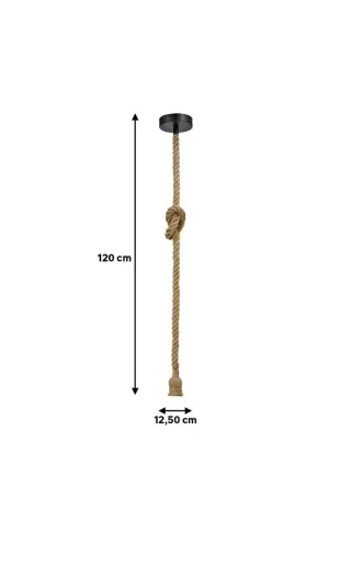 Lámparas de techo cuerda