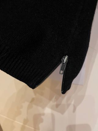 Maglia Benetton 100% Lana Vergine Nera Tg 48