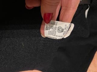 Maglia Benetton 100% Lana Vergine Nera Tg 48