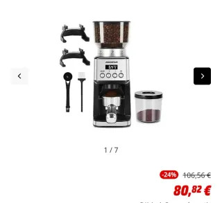 Molinillo Café Eléctrico Aigostar 52 Ajustes