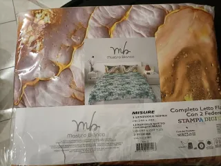 Completo Lenzuola Flanella Stampa Digitale