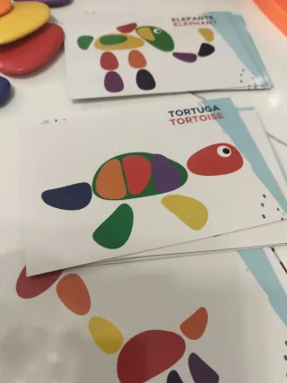 Juego Piedras Arcoiris Mundo Diver 69 Piezas