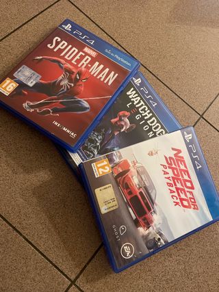 Giochi PS4: Spider-Man, Watch Dogs, Need for Speed