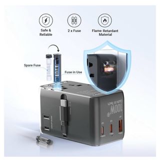 MINIX Adaptador Viaje Universal 100W