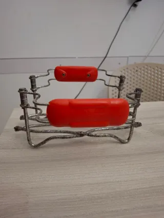 Sottopentola estensibile rosso/argento