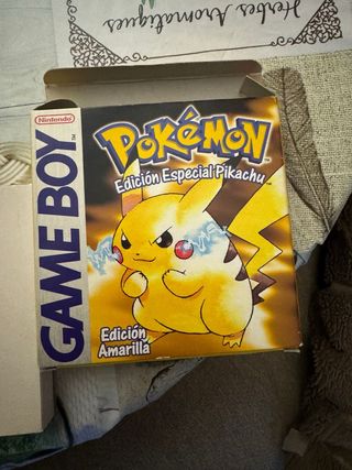 Pokemon Amarillo Edición Especial Pikachu Caja