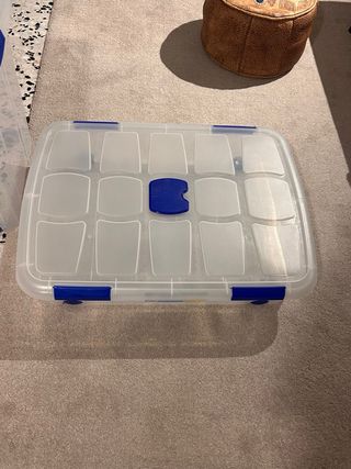 Cajas de almacenaje PlasticForte con ruedas