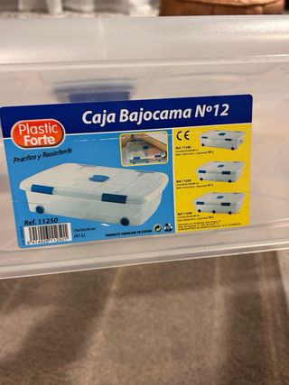 Cajas de almacenaje PlasticForte con ruedas
