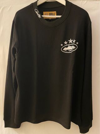 Camiseta Corteiz Negra Manga Larga