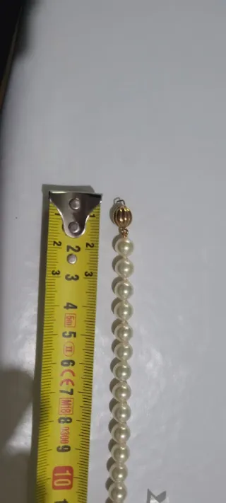 Collar Perlas Majorica Cierre Oro