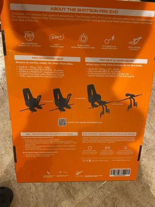 Silla bici Shotgun Pro Evo