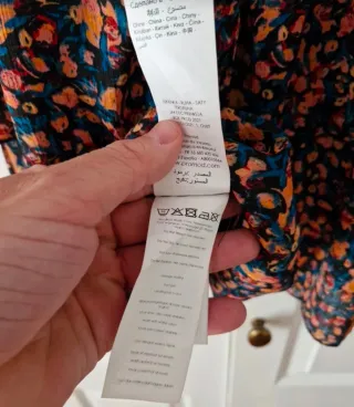 Vestido estampado Promod