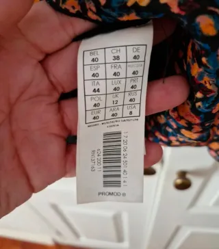 Vestido estampado Promod