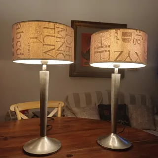Coppia Lampade da Tavolo Design olandesi anni '90