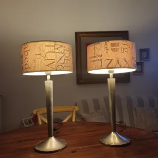 Coppia Lampade da Tavolo Design olandesi anni '90