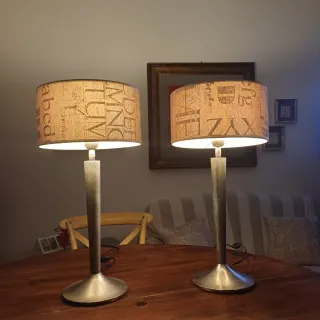 Coppia Lampade da Tavolo Design olandesi anni '90