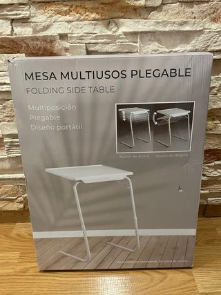 Mesa Auxiliar Plegable Multiusos
