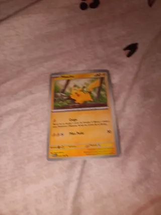 Carta Pokémon Pikachu