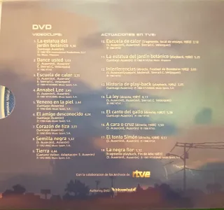 Doble CD + DVD Radio Futura PAISAJES ELÉCTRICOS