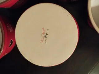 Villa d'Este Set 6 Ciotoline Cuore Fiori