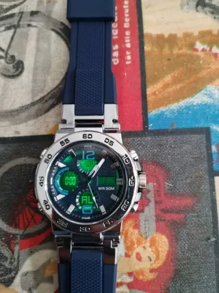 Reloj Boxfox Azul y Plateado