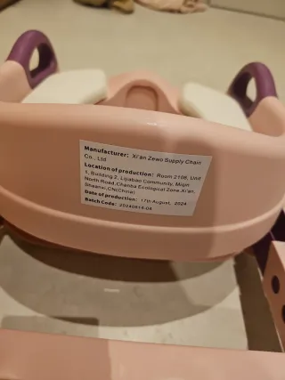 Asiento reductor para WC infantil Se usó 1 vez