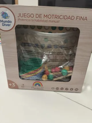Juego Motricidad Fina Mundo Diver +3
