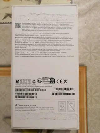 iPhone 16e 128gb Nero Nuovo