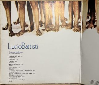 LP Lucio Battisti - Il mio canto libero